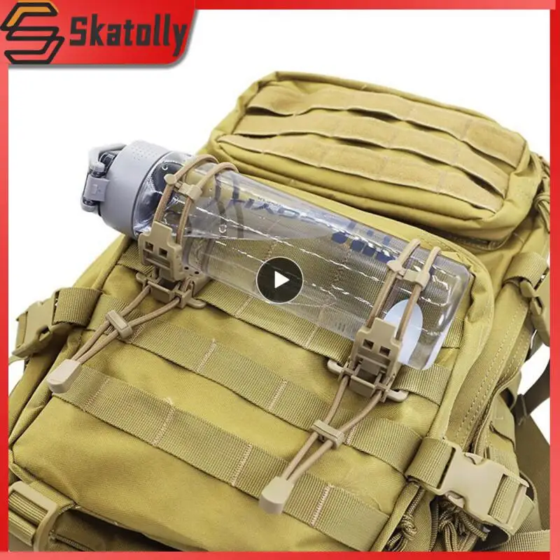 

Multi-function Backpack Accessories Solid Color Base Clip Easy To Use Tactical Bundling Clip Adjustable Camping Equipment Secure