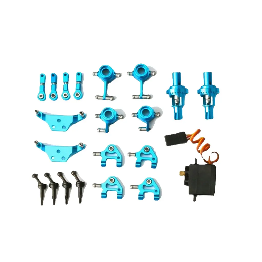 

1/28 Scale RC Car Upper Bottom Rocker Arm Set Vehicle Steering Cup Kit Automotive Automobile Upgrade Accessories