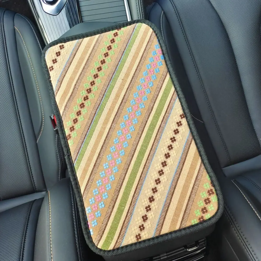 Защитный чехол в этническом стиле для автомобильного подлокотника богемная