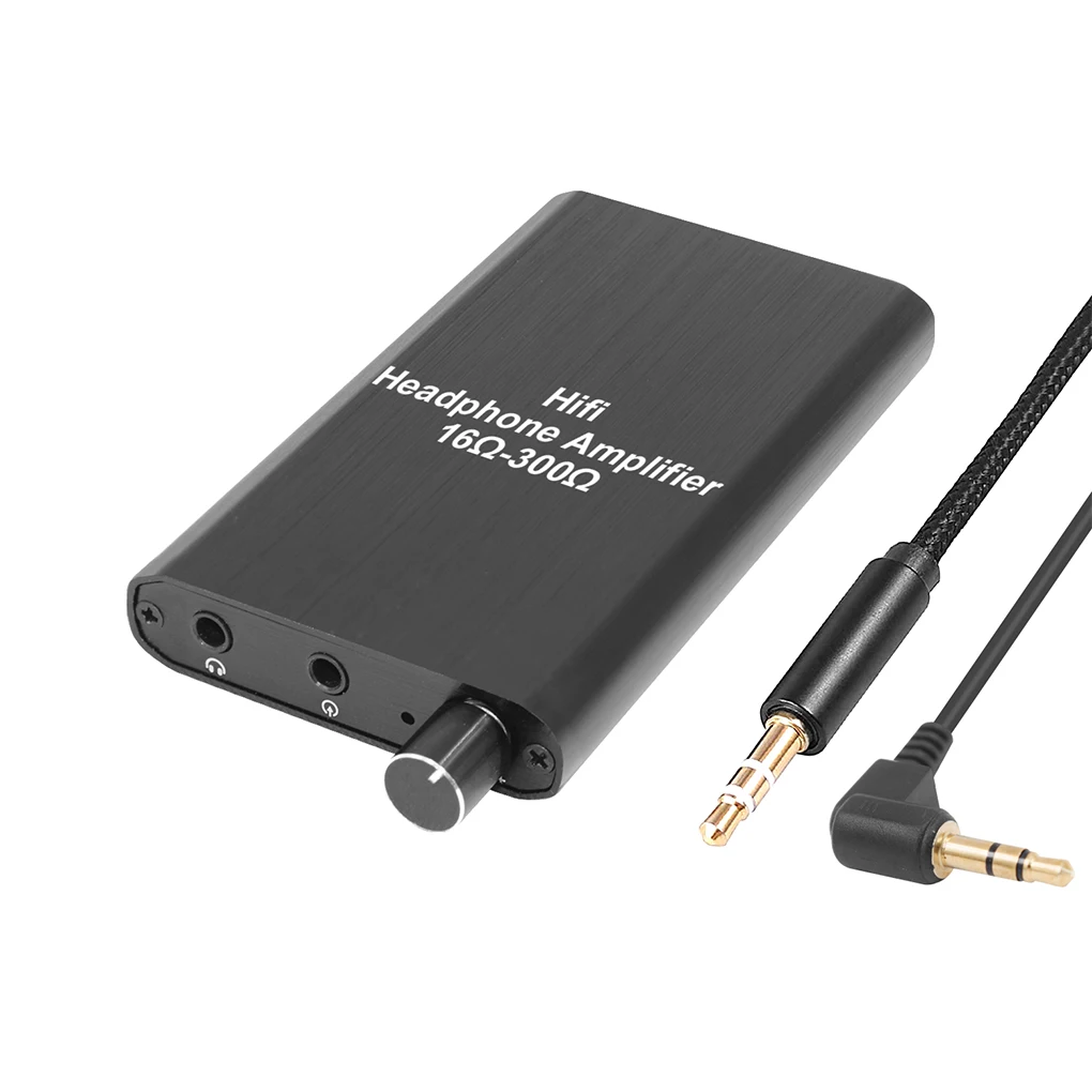 

Headset Amplifier Portable 1000mAh USB Charging Aluminium Surface 3.5mm AUX Phone Notebook Computer Amplifiers