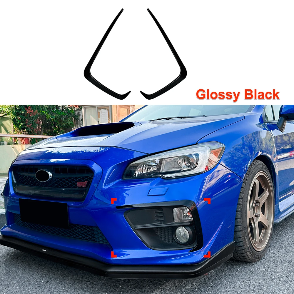 

Для Subaru WRX STI VA 2014-2016 передний ветровой нож, спойлер, решетка кузова автомобиля, наклейка, модификация