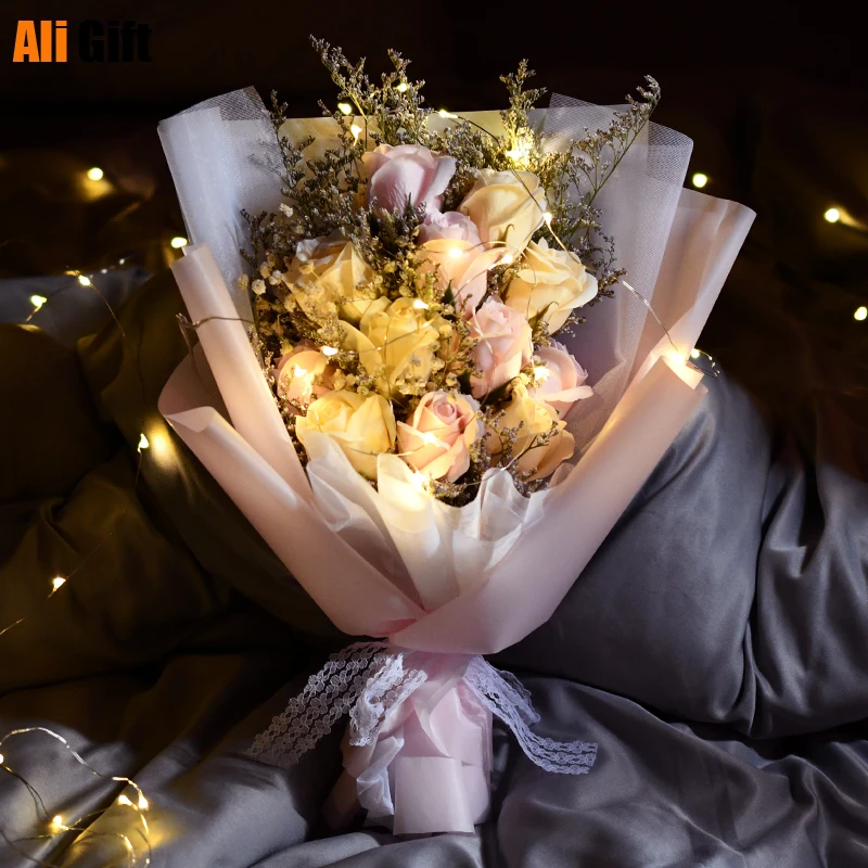 

Dried Flower Bouquet Full of Stars Roses Eternal Sunflowers Girlfriends Birthday Gifts To Girlfriends and Girlfriends