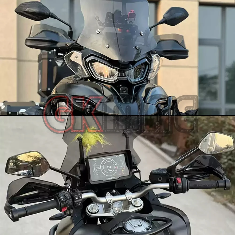 Фото Подходит для мотоцикла QJMOTOR SRT 800 RX SRT800RX: модифицированные защитные накладки на руки, ветровой дефлектор, защитный щиток от ветра, защитные накладки на руки. №2