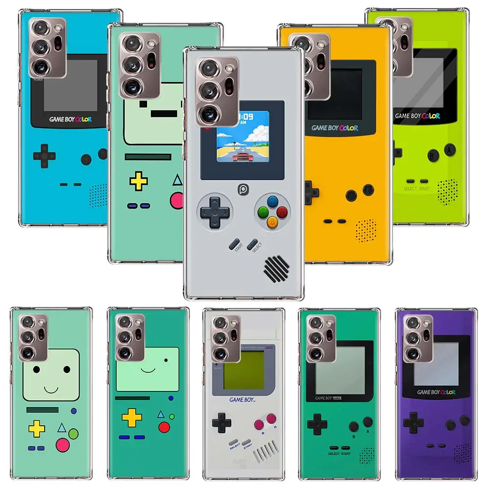 

Game Boy Game Box Phone Case Coque For Samsung Galaxy Note 20 Ultra 8 9 Note 10 Plus M02s M30S M31S M51 M11 M12 M21 Cover Funda