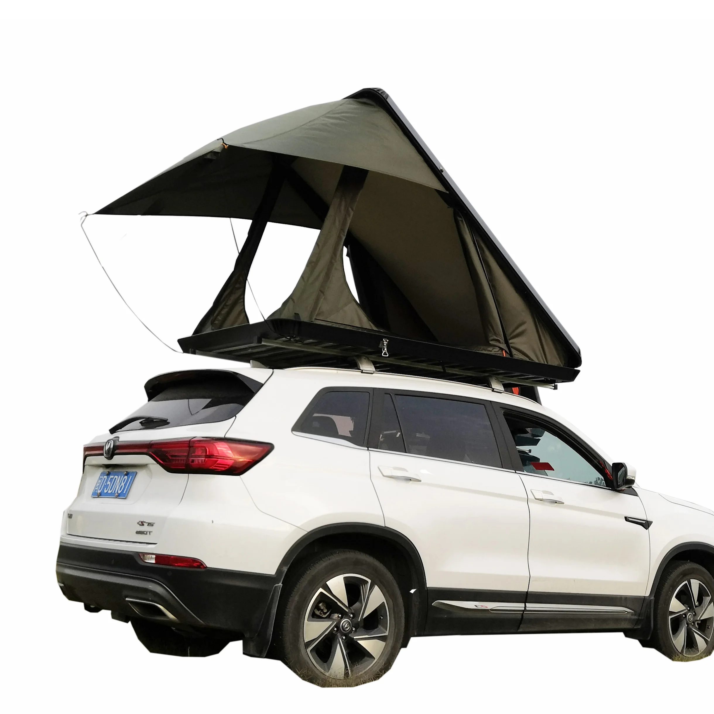 

Camping Rooftop Tent Car Triangle Hard shell Roof Top Tent for Outdoor activity