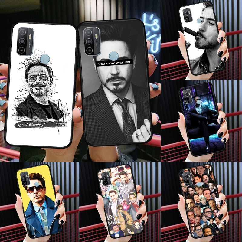 

Robert Downey Jr Phone Case For OPPO A15 A16 A5 A9 A31 A53 A53S A1K A3S A5S A52 A72 A83 A91 A93 A54 A74 A94
