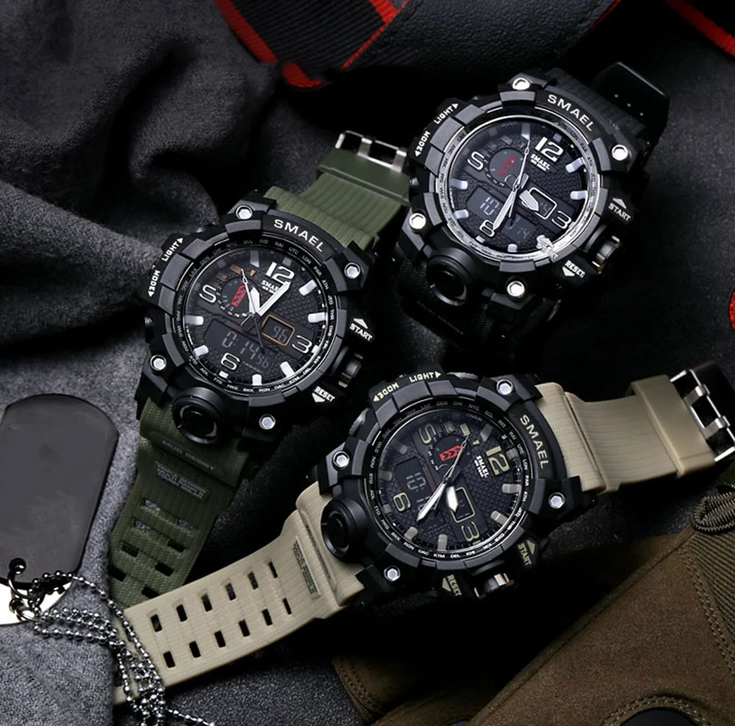 

Men Sports Watches Male Analog Clock Military Quartz Watch Round Fashion Outdoor Wristwatches