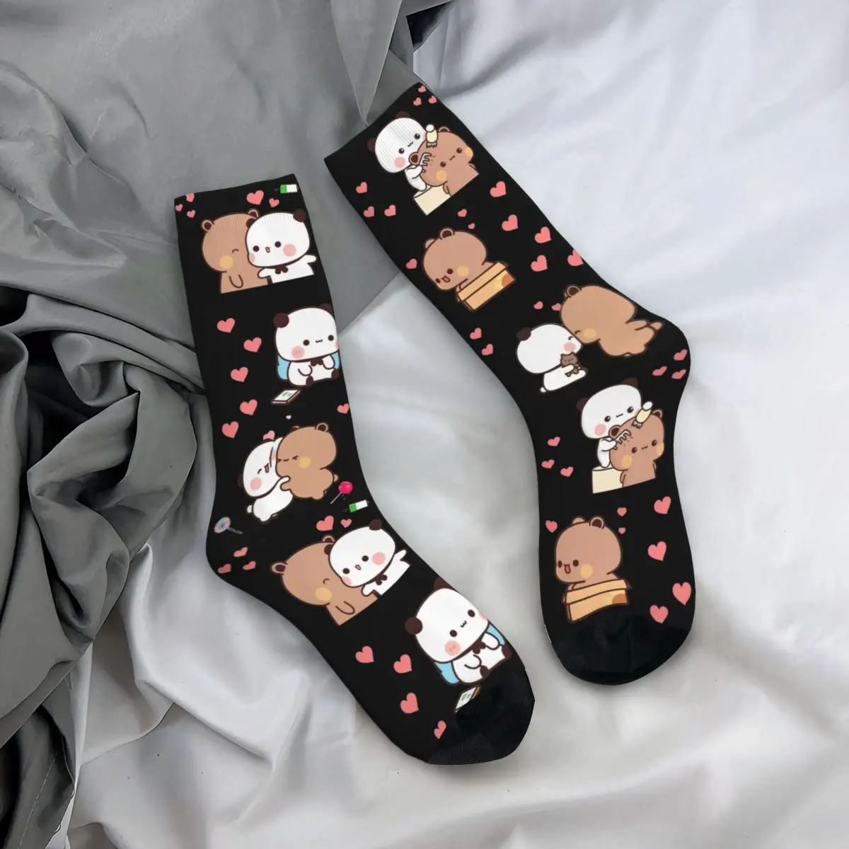 Повседневные носки для скейтборда с медведем и пандой Bubu Dudu воздушные шары из