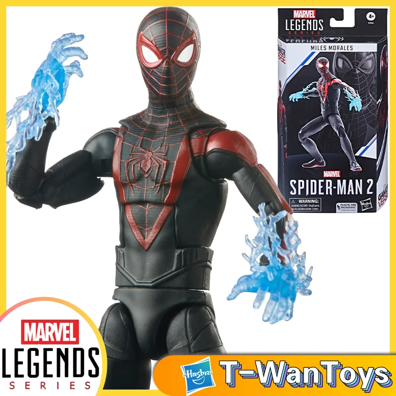 

Hasbro Marvel Legends Gamerverse Miles Morales Spider 6-Inch(15Cm) Action Figure with 7 Accessories F7056