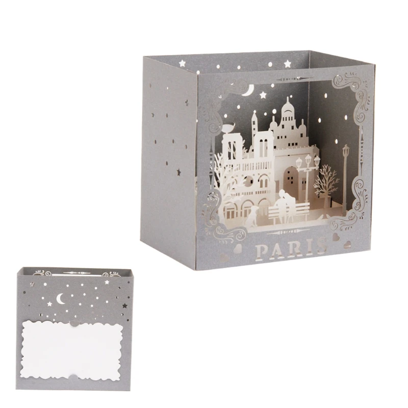 

3D Pop Up Sculpture Greeting Cards Christmas Birthday Valentine Invitation 2022 New