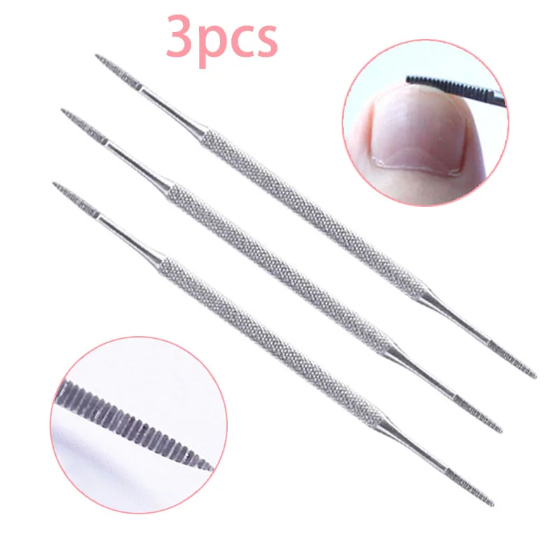 

Stainless Steel Toe Nail File Foot Nail Care Hook Ingrown Double Ended Ingrown Toe Correction Lifter File Manicure Clean Tool