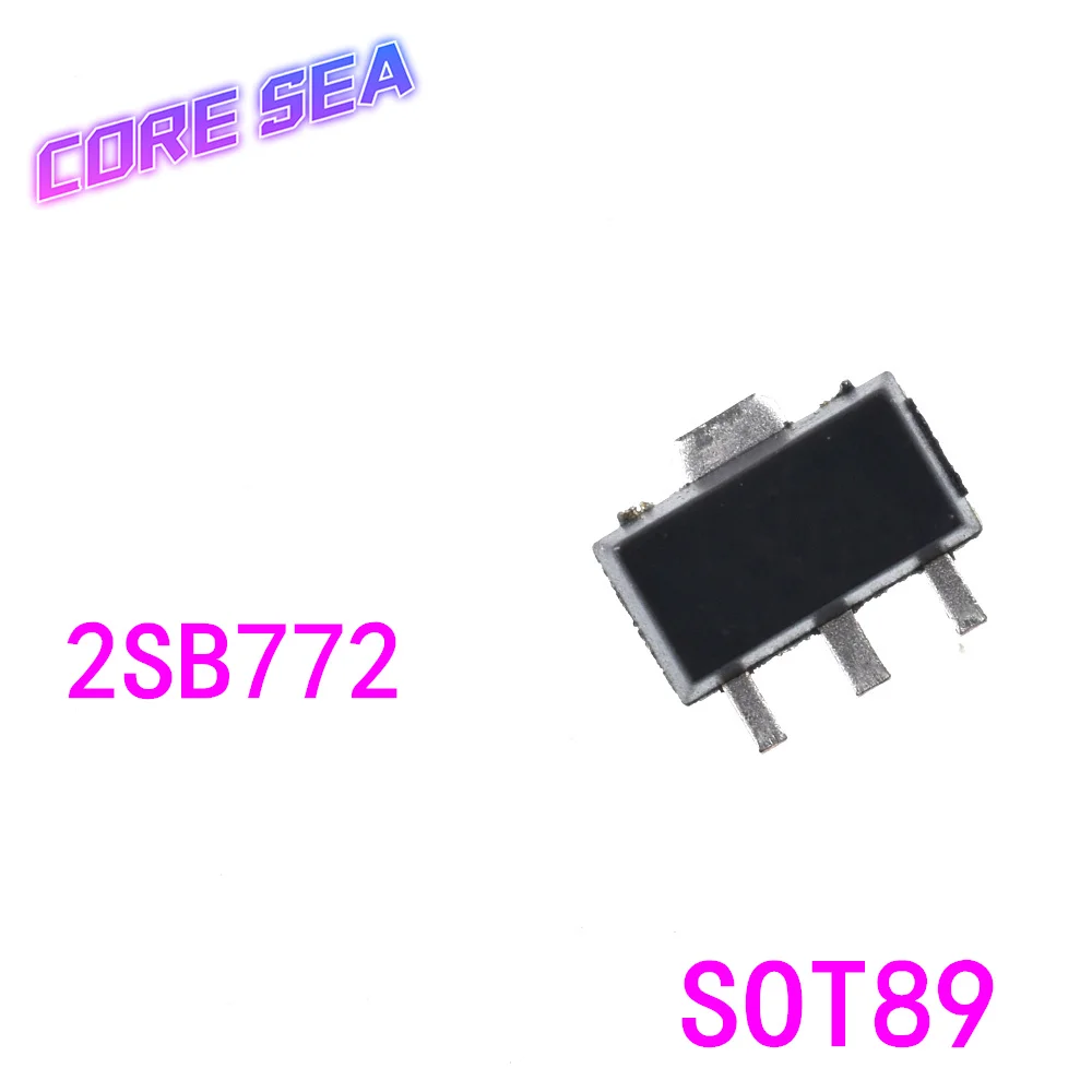 10 шт. B772 2SB772 PNP транзисторный силовой транзистор SOT89