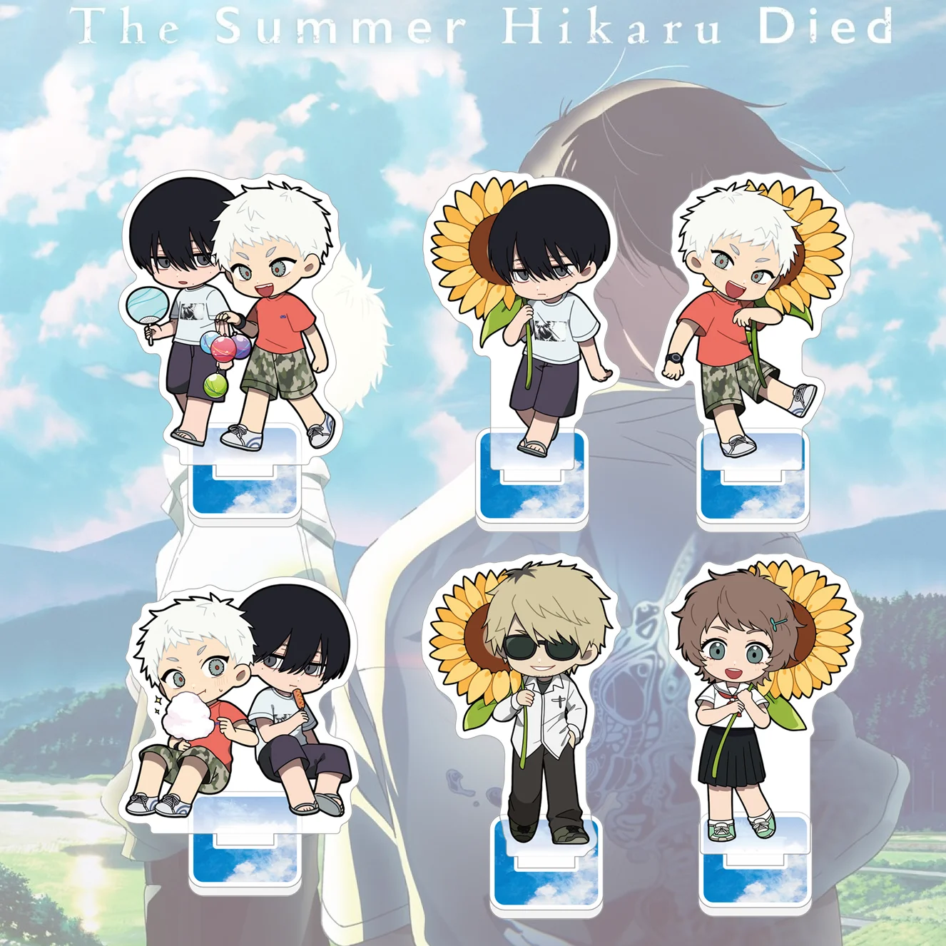 Фото Летняя акриловая фигурка Hikaru Died Standee Chibi Hikaru Yoshiki Q Version Модель ужасов Манга Мерч Настольный дисплей Коллекционная №1