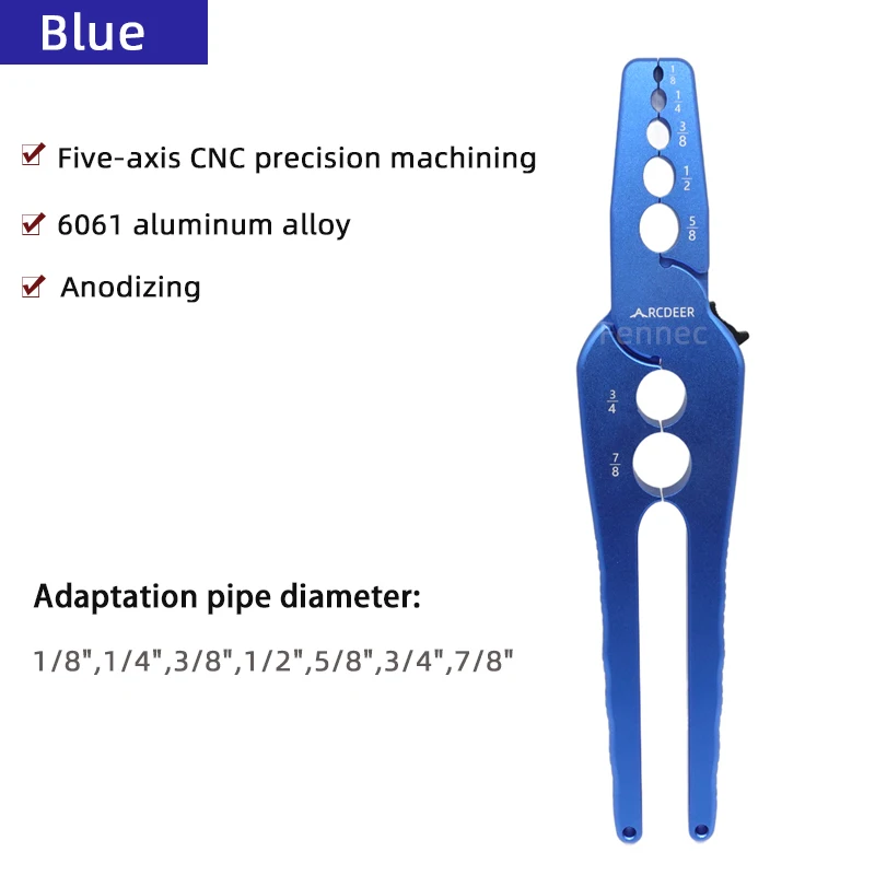CT-301 Плоскогубцы для ремонта медной трубки, круглые плоскогубцы для ремонта плоских сложенных трубок, универсальные плоскогубцы для ремонта