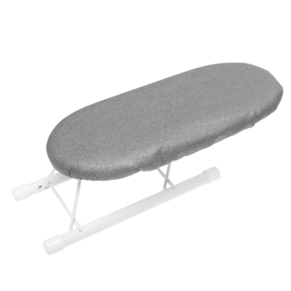 

Ironing Board Miniportable Clothes Tabletop Handy Stool Iron Steel Folding Foldable Dormtable Travel Small Home Tool Shelf Steam