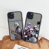 star wars yoda imperial stormtrooper matte transparent phone case for iphone 13 12 11 pro max mini xs 8 7 plus x se 2020 xr