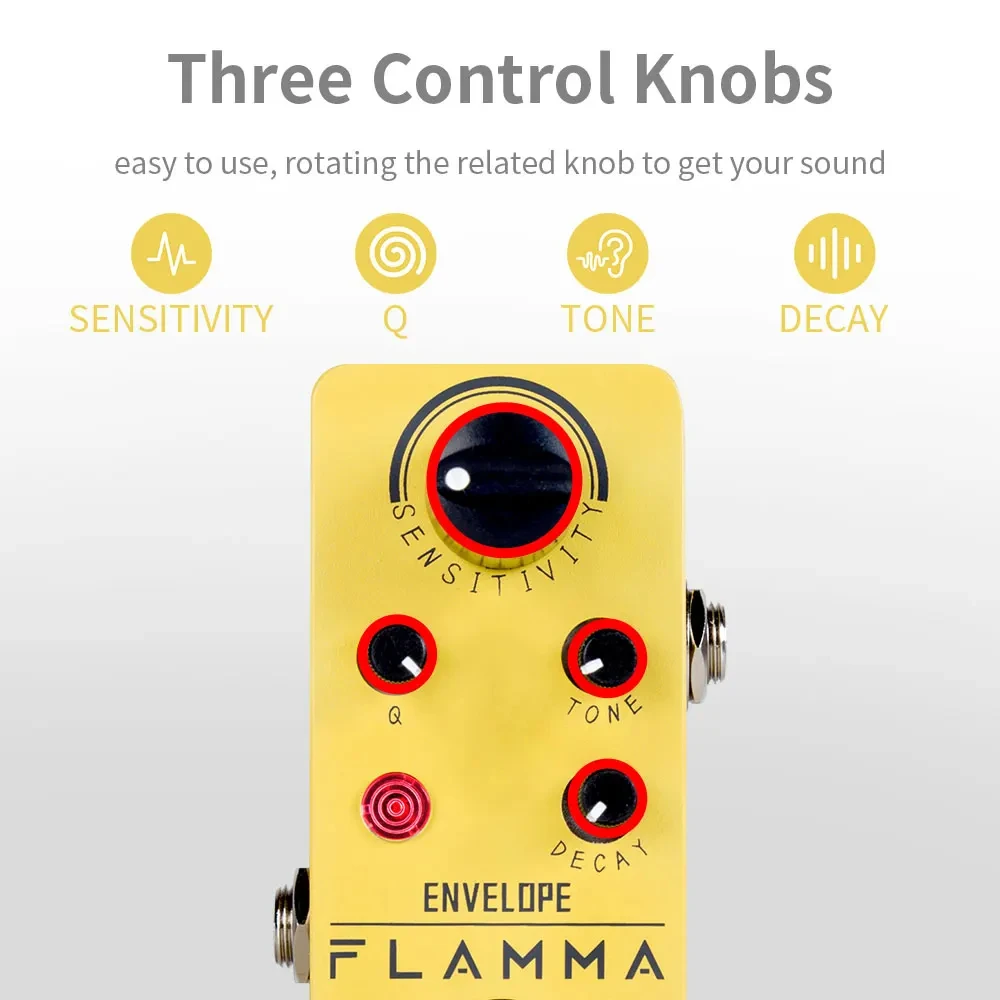 Гитарная педаль FLAMMA FC11 Envelope Filter Analog Auto Wah True Bypass с металлическим корпусом, чисто аналоговая схема (art.: 3920da36fe748) - 3920da36fe748
