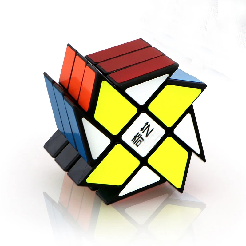 QYTOYS-rompecabezas de cubo mágico para niños  juguetes para dedos  cubos profesionales de