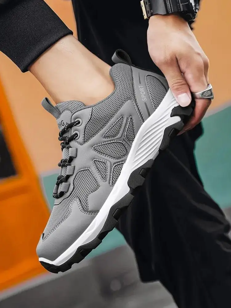 

Women's Spring Autumn Mesh Casual Sports Shoes Thick Bottom Non Slip Breathable Low Cut Fashionable Casual Running Shoes