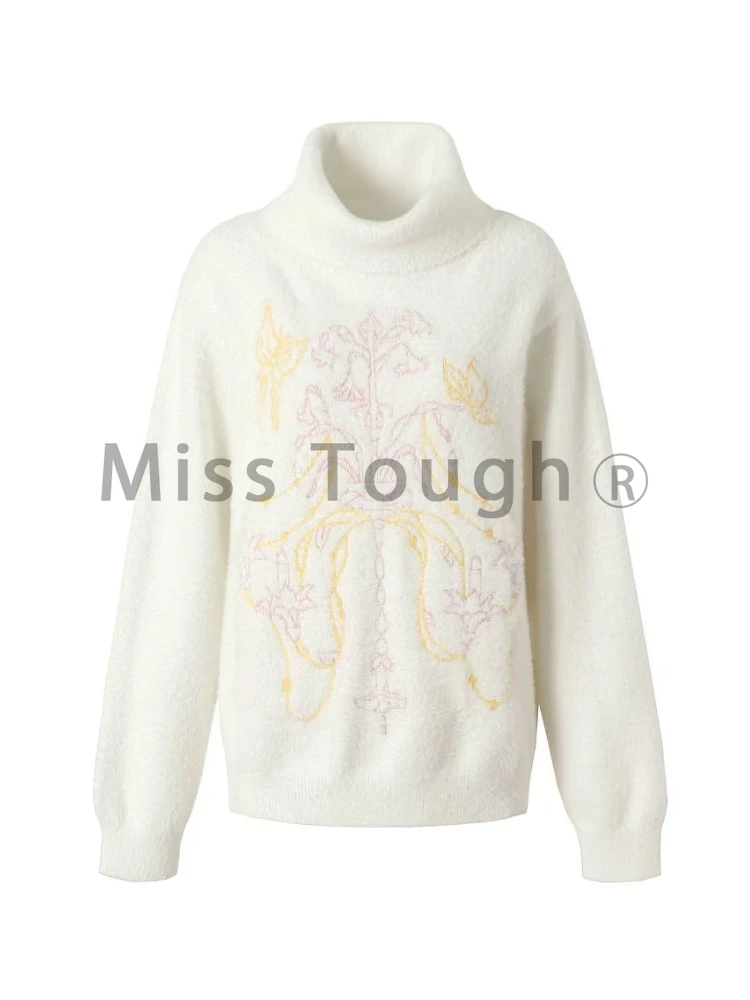 Японский модный милый вязаный свитер женский осенне-зимний пуловер в стиле