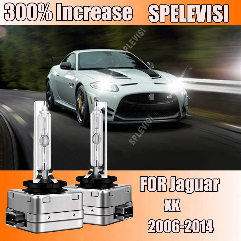Фото 2 шт. ксеноновые лампы HID с увеличенной яркостью на 300% для Jaguar XK 2006-2014 годов выпуска, автомобильные фары, ксеноновые лампы №1