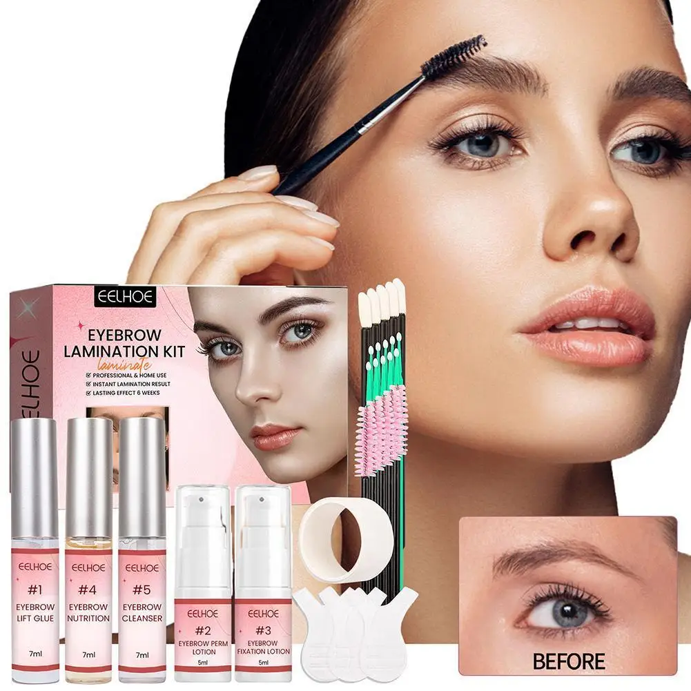 

Eyebrow Lamination Kit Eyebrow Perm Kit DIY Eye Brow Supplies Professional Brow Lift Lash Lamination Lift And Kit J5B2