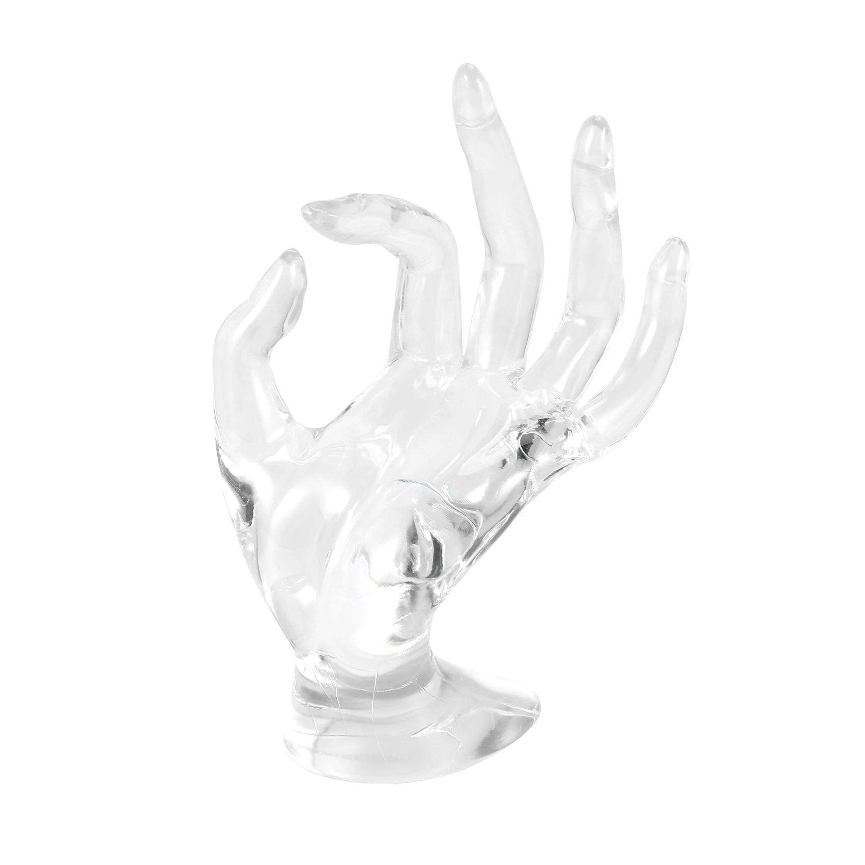 

Hand Jewelry Display Holder Bracelet Support Portable (Transparent)