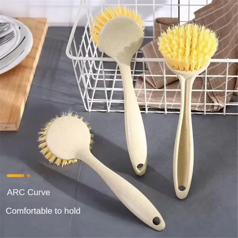 Long Handle Pot Brush Household Kitchen Cleaning Multifunctional Dishwashing Artifact Sturdy Innovative Home Clean Tools