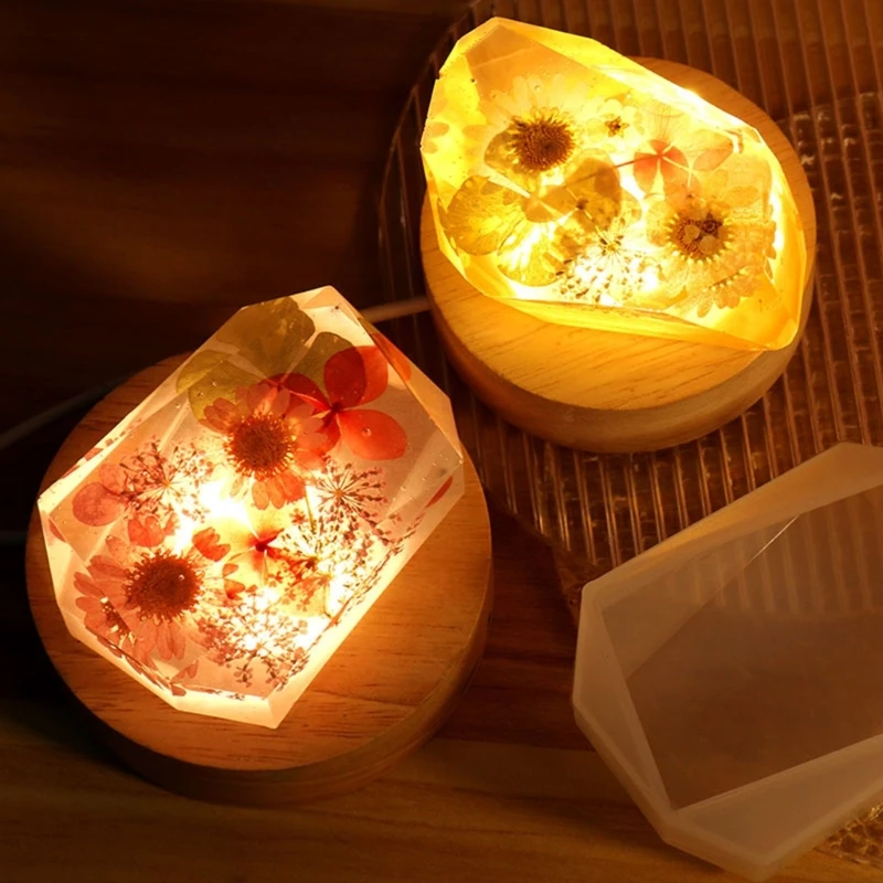 Силиконовая форма для свечей драгоценный камень смола кристаллов из эпоксидной