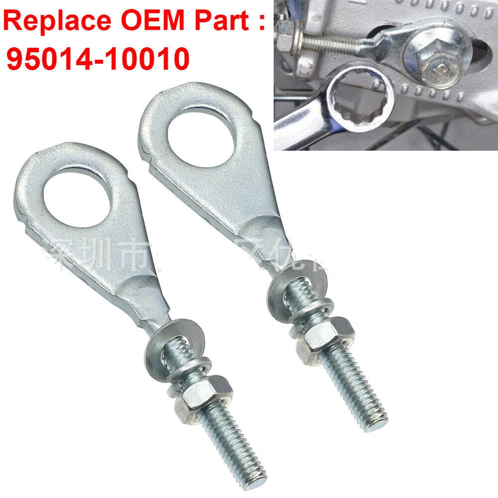 

For CRF XR 70 80100 XR70 CRF80 CRF100 Rear Chain Adjuster Tensioner Pair