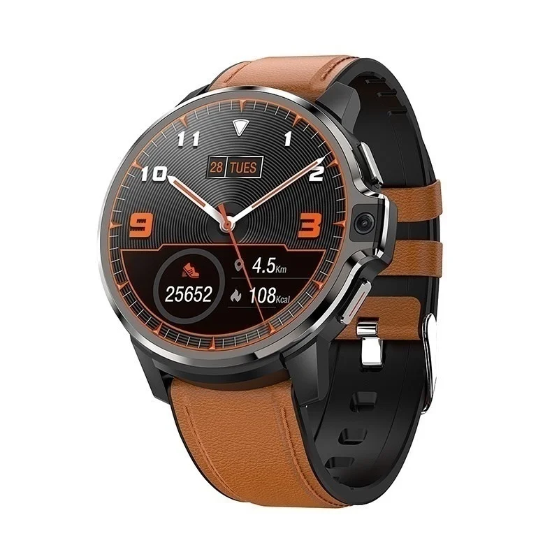 

New 4G Smartwatch D30 RAM 1/4GB ROM 16/64GB Smart Watch Android 9.1 GPS Wifi Dual System Face ID 1050Mah Battery 1.6 Inch HD