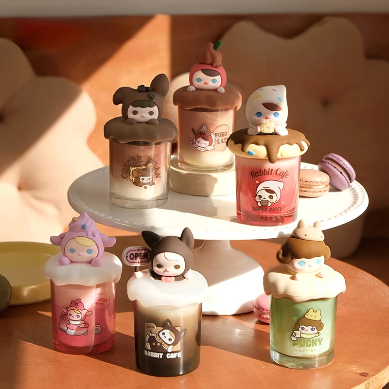 

Pucky Rabbit Cafe Aromatherapy Candle Series Blind Box Toys Mystery Box Cute Caja Action Figure Birthday Gift Surprise Bag