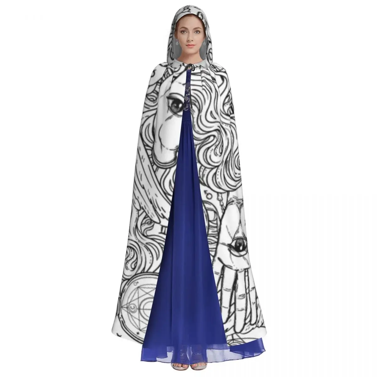 Религия и оккультизм плащ с капюшоном для косплея