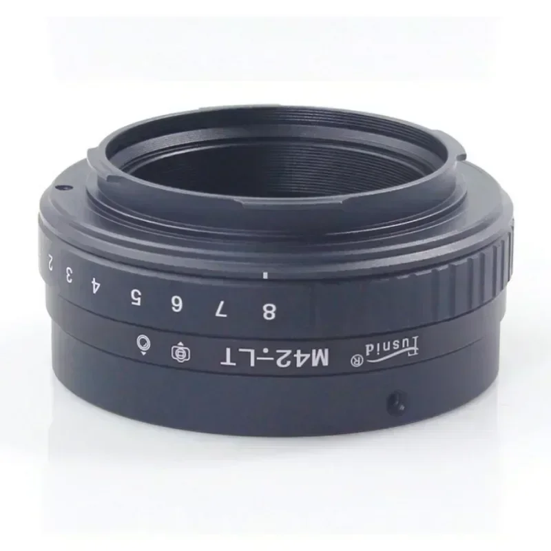 Фото Переходное кольцо M42-LT TILT для объеква M42 42 мм к камерам Leica T LT TL2 SL CL Typ701 18146 18147, Panasonic S1H/R S5, Sigma FP №1