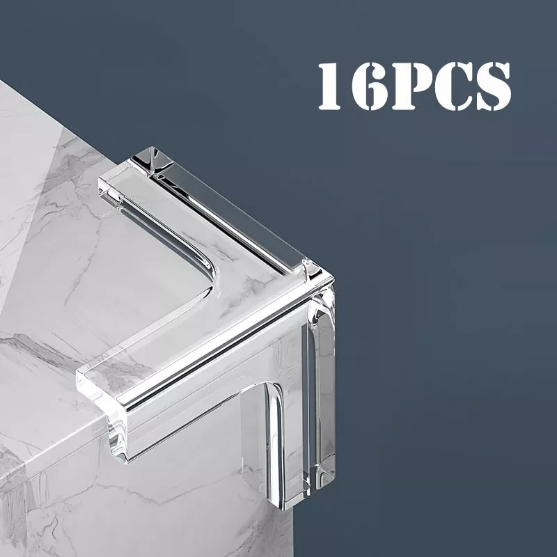 

4/8/16PCS Child Baby Safety Silicone Protector Table Corner Edge Protection Cover Children Anticollision Edge & Guards For K