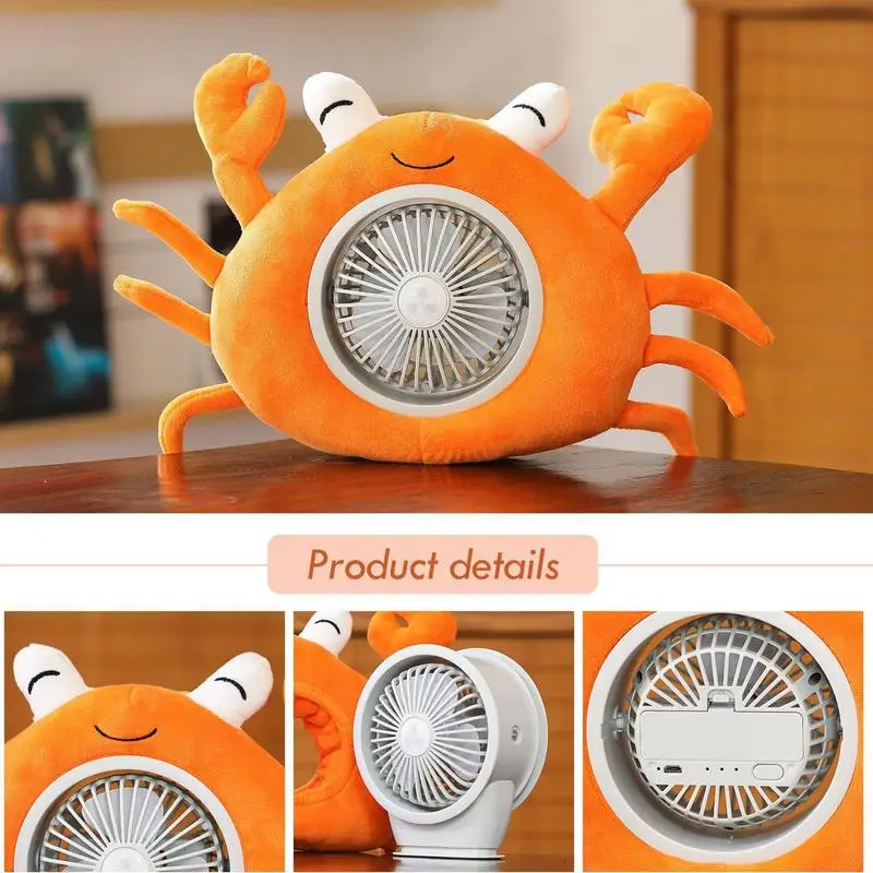 

Small Fan For Desk Portable Mini Handheld Fan USB Charging Quiet Desktop Electric Cooler High Quality Powerful Offices Wind