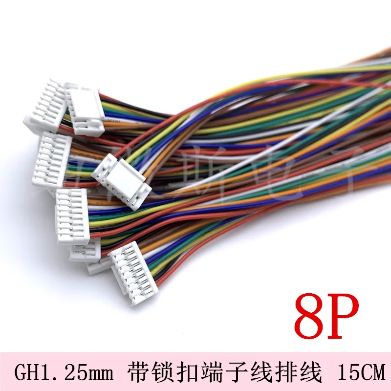

Коннектор JST gh1.25 мм с проводом 10/12 мм, 150 28 AWG 1007 мм, одна/двойная головка, 10 шт., 2 P/3P/4P/5P/6/7/8/9/1,25 Pin 15 см
