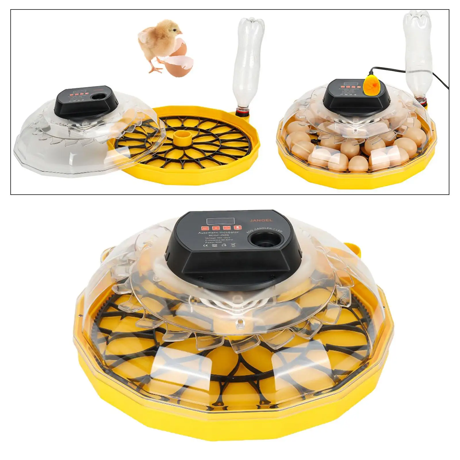 Инкубатор для яиц бытовой контроль температуры и влажности легкая инкубаторная