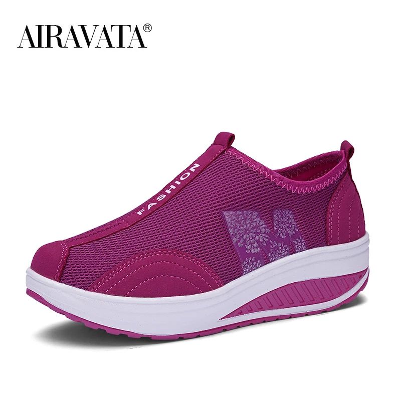 Women Shake Shoes Mesh Breathable Chunky Sneakers Casual Loafers Walking Sneaker Athletic Sports Shoe