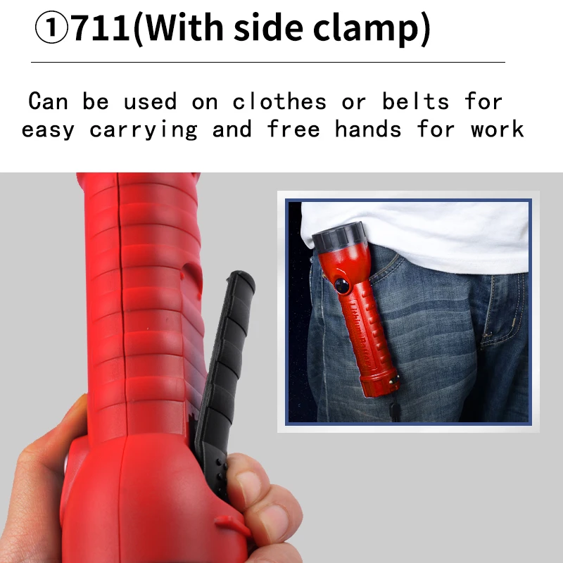 Ультраяркий перезаряжаемый Многофункциональный портативный фонарик для