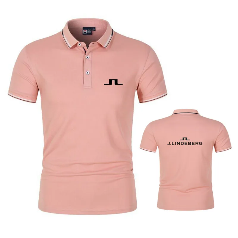 

2022 Summer Men's Golf Shirts Quick-drying Breathable Golf Polo Shirt Fashion Short Sleeve Top Golf Wear Man Sports T Shirt
