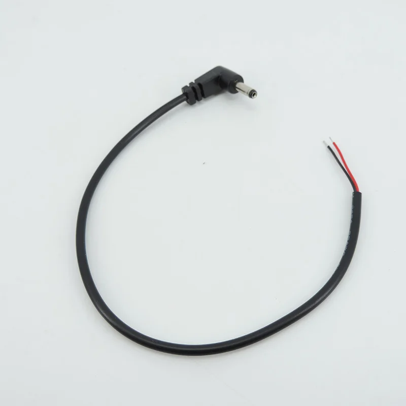 

DC MALE 3,5 мм x 1,35 мм ПРАВЫЙ УГЛ ИЛИ ПРЯМОЙ 90 ° Разъем питания постоянного тока, кабель, шнур, луженые концы, ремонт «сделай сам»