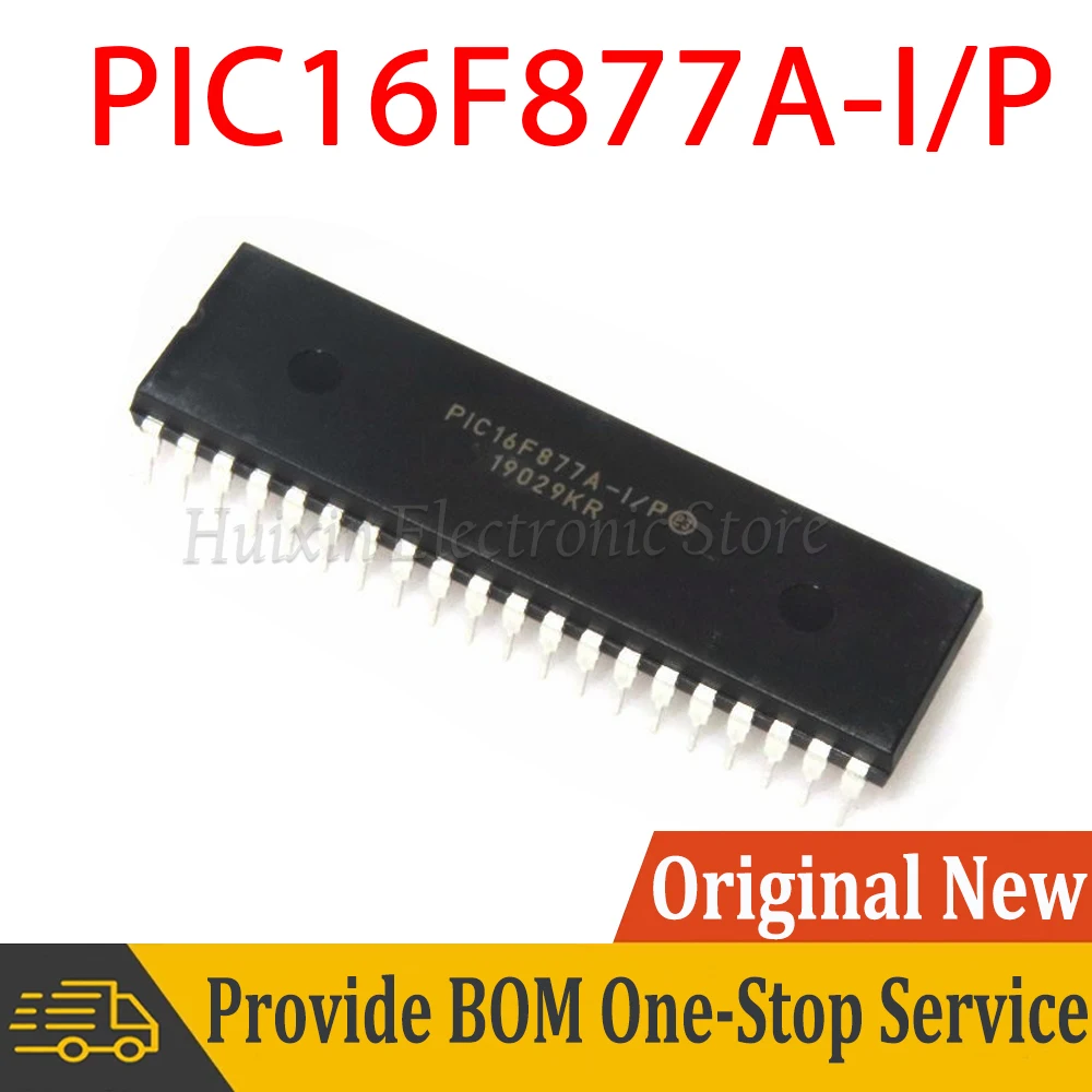 

PIC16F877A-I/P PIC16F877A PIC16F877 16F877A-I/P DIP40 DIP New and Original IC Chipset