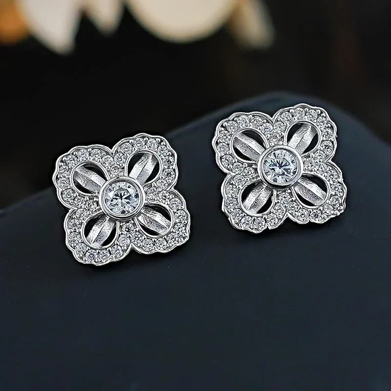 XUYUANFEN винтажные женские серьги с бриллиантами в золотой горошек и серебряным