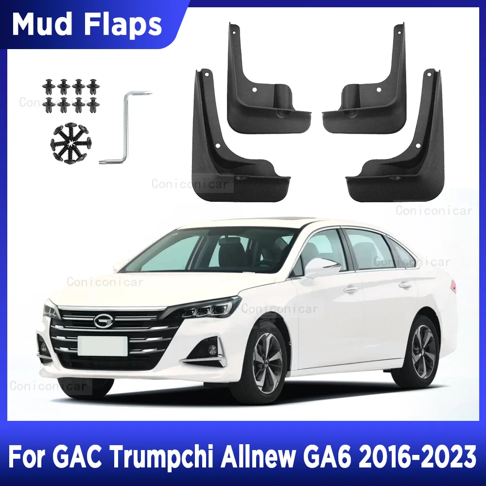 

For GAC Trumpchi Allnew GA6 2016-2023 Mud Flaps Splash Guard Mudguards MudFlaps Front Rear Fender Auto Styline Car Accessories
