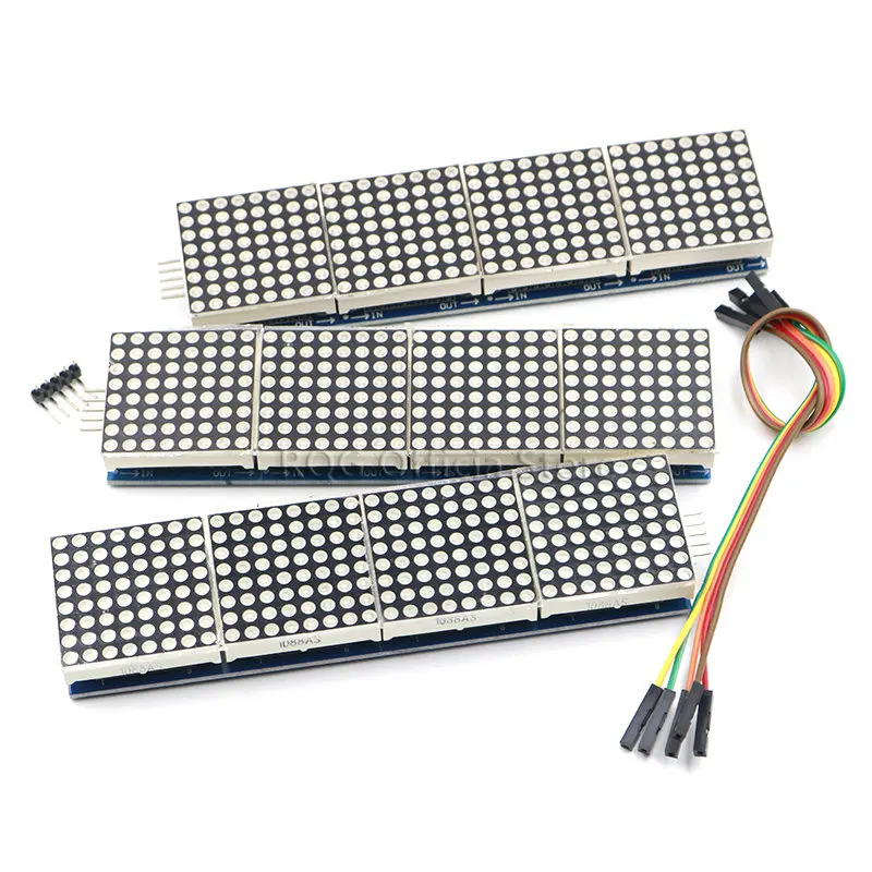 MAX7219 матричный модуль для микроконтроллера Arduino 4 в одном дисплее с линией 5P |