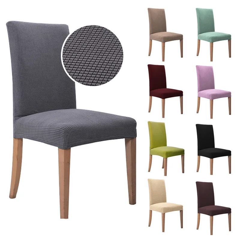 

1/2/4/6 Pcs Dining Room Chair Cover Stretch Elastic Dining Chair Slipcover Spandex Case for Chairs Housse DeChaise Elastic Cover