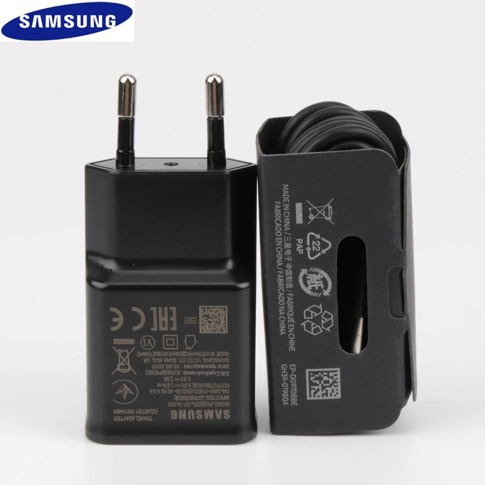 

Samsung Galaxy Fast Charger USB Power Adapter 9V1.67A Quick Charge Type C Cable line for Galaxy S10 S8 S9 s20 Note 10 20 Plus