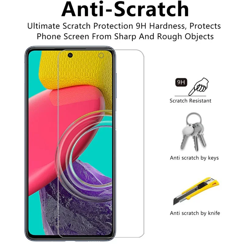 Чехол из закаленного стекла для samsung m53 чехол galaxy m 53 53m n53 телефона galaxi samsungm53 galaxym53