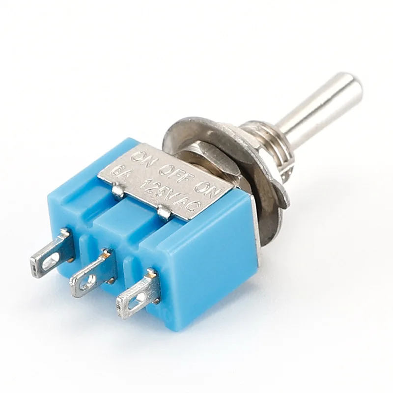 5 шт./партия мини-светильник 3-контактный переключатель SP3T ON-OFF-ON 6A 125V 3A250VAC